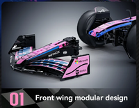 CADA 64012WBWT Alpine Formula One Team A525, 1:8 Formula 1  Model in Blue/Pink with Authentic Details