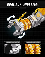 Pre-Order Wangao Block Model 188012 The Flash Mechanical Bear Half Clear Version