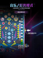 Pre-order Guly 60526  Pinball Game Machine -Space Theme