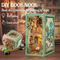 CUTEBEE DIY Book Nook Kit (Panda Bookshop)