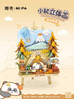 LOZ 7203-7206 Panda series mini block 3D Painting Creator Expert