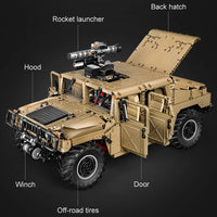 CADA C61036 Static version 1/8 scale Humvee