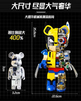 Pre-Order Wangao 188013 Wolverine Mechanical Bear Half Clear Version