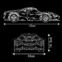 Mould King 13167 720S Tiffany Sports Car Remote Controlled Building Set | 3,188 PCS