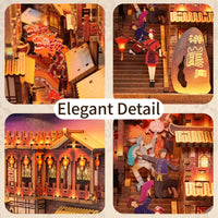 (Pre-order) Tonecheer TQ121  Lights in Chongqing Book Nook 3D Wooden Puzzle