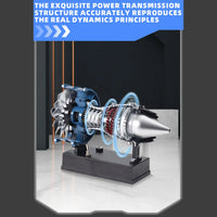 TECHING DM122 Mini Cutaway Turbofan Engine Model Kit (Special order online Only)