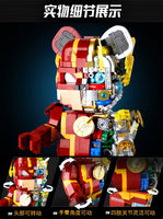 Pre-Order Wangao Block Model 188012 The Flash Mechanical Bear Half Clear Version