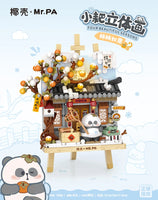 LOZ 7203-7206 Panda series mini block 3D Painting Creator Expert