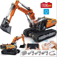 Reobrix Technic 22003 Excavator Building Blocks Set - Remote Control Construction Mastery