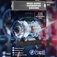 TECHING DM122 Mini Cutaway Turbofan Engine Model Kit (Special order online Only)