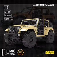 Mould King 13184 Remote Controlled Off-Road Wrangler Building Set | 3,621 PCS Scale 1:6