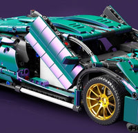 MJI 8802A Remote control  gradient color Lambo Sian building block sports car model