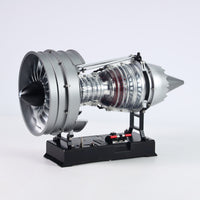 TECHING DM121 Dual Spool Turbofan Engine Model Kit, 300+Pcs Metal Aircraft Jet Engine for Adults, Scale 1/12 (Special order online Only)