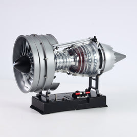 TECHING DM121 Dual Spool Turbofan Engine Model Kit, 300+Pcs Metal Aircraft Jet Engine for Adults, Scale 1/12 (Special order online Only)