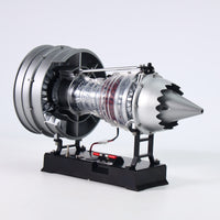 TECHING DM121 Dual Spool Turbofan Engine Model Kit, 300+Pcs Metal Aircraft Jet Engine for Adults, Scale 1/12 (Special order online Only)