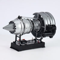 TECHING DM121 Dual Spool Turbofan Engine Model Kit, 300+Pcs Metal Aircraft Jet Engine for Adults, Scale 1/12 (Special order online Only)