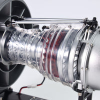 TECHING DM121 Dual Spool Turbofan Engine Model Kit, 300+Pcs Metal Aircraft Jet Engine for Adults, Scale 1/12 (Special order online Only)