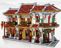 LoZ Mini Building Block, Street Series, Ancient Chinese Style Building Street View Set (1023, 1024, 1025)