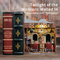 CUTEBEE DIY Book Nook Kit Twilight of the Warriors: Walled In