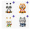 KungFu Panda Mini Figure Characters (PO, Tigress, Shifu, Zhen)