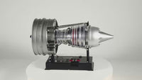 TECHING DM121 Dual Spool Turbofan Engine Model Kit, 300+Pcs Metal Aircraft Jet Engine for Adults, Scale 1/12 (Special order online Only)